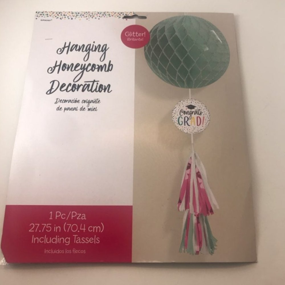Hanging HoneyComb Graduation Decoration